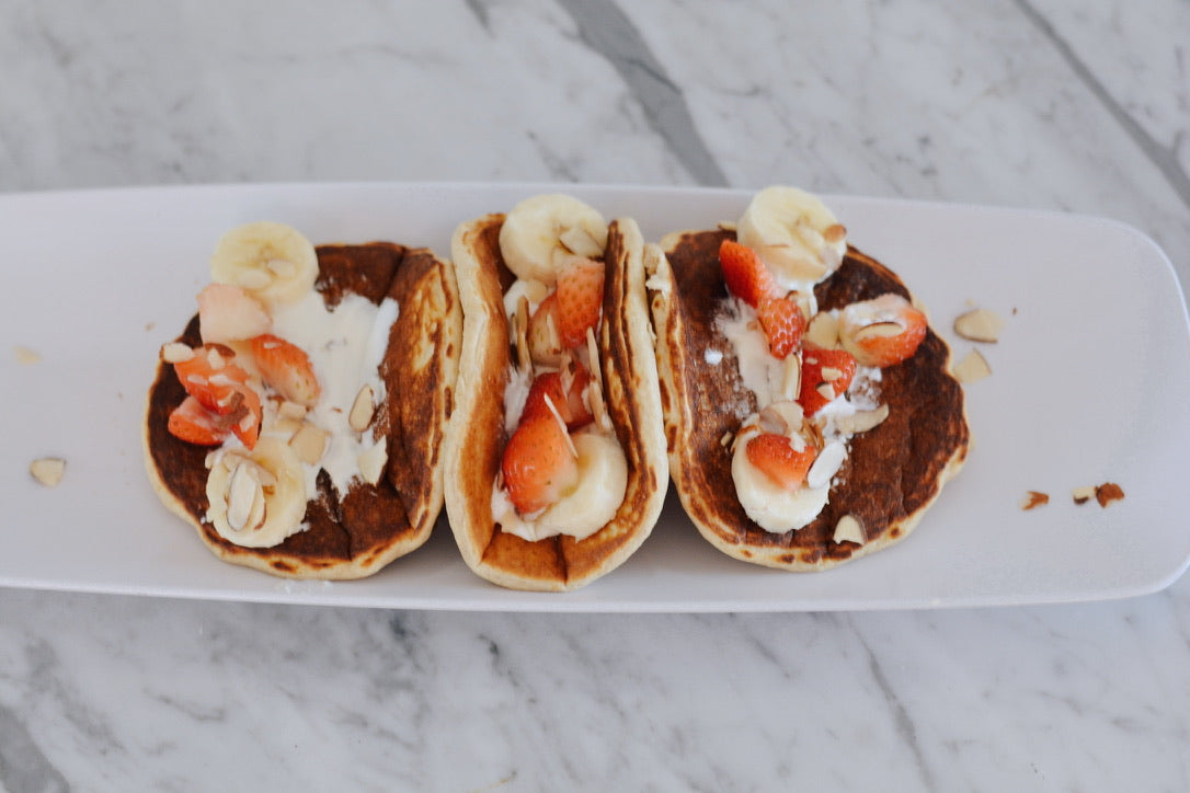 Pro Cakes Menu Pancake Tacos con Procakes