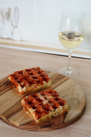 Pizza Waffles con Harina Procakes